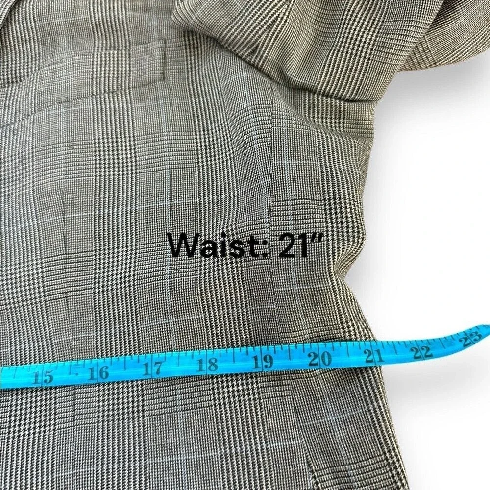 Brooks Brothers 45R 100%‎ wool men's Golden Fleece gray checkered sportscoat EUC